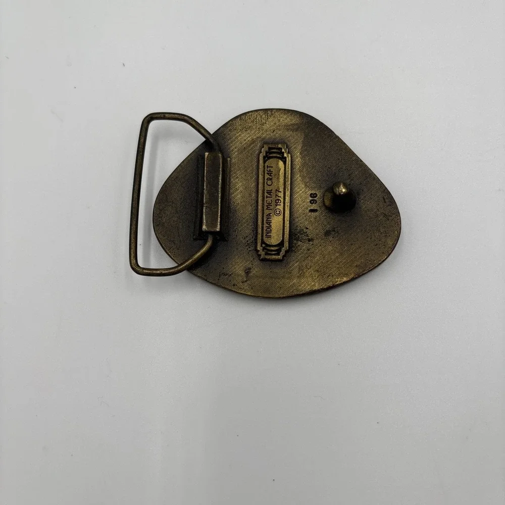 Rocky Mountain High Belt Buckle Indian‎ MetalCraft